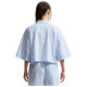 Nike Γυναικείο πουκάμισο Sportswear Chill Poplin Oversized Striped Shirt